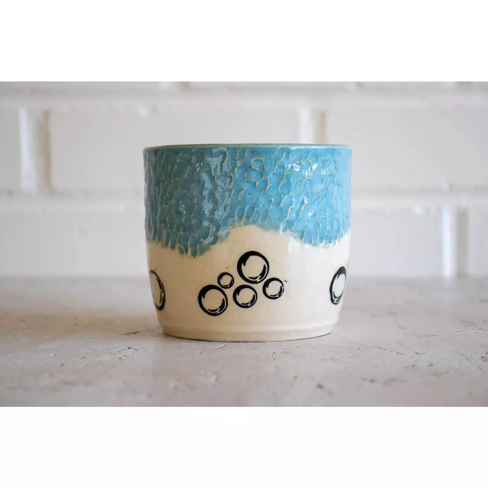 Bubble Ceramic Pot by Potted Peach Ceramics